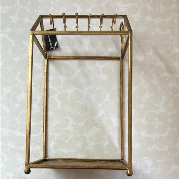 Gold Metal Jewelry Organizer - Picture 1 of 6